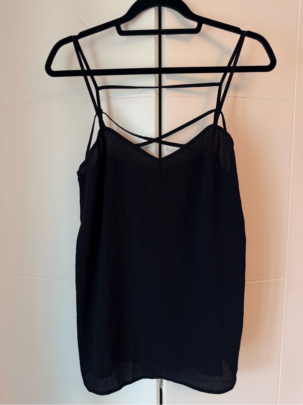 ModCloth Sheer Black Cami